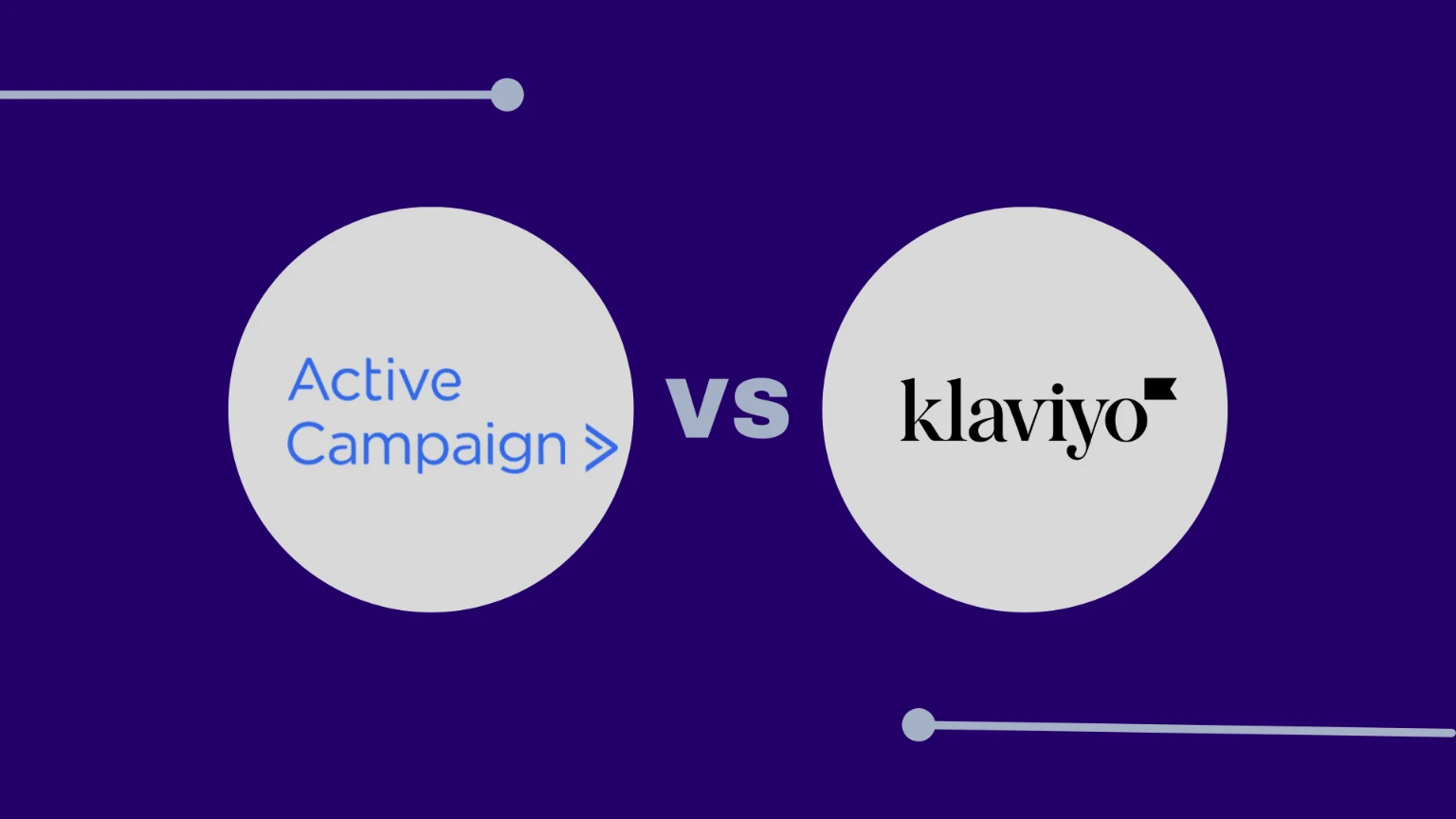 ActiveCampaign vs Klaviyo Comparison