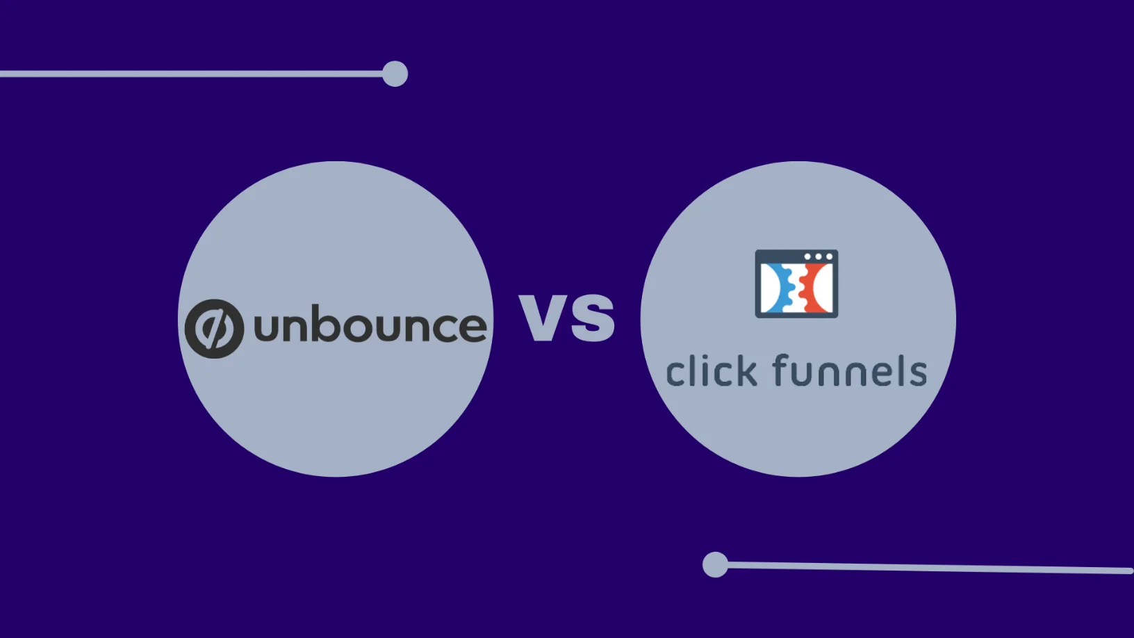 Unbounce vs ClickFunnels Comparison