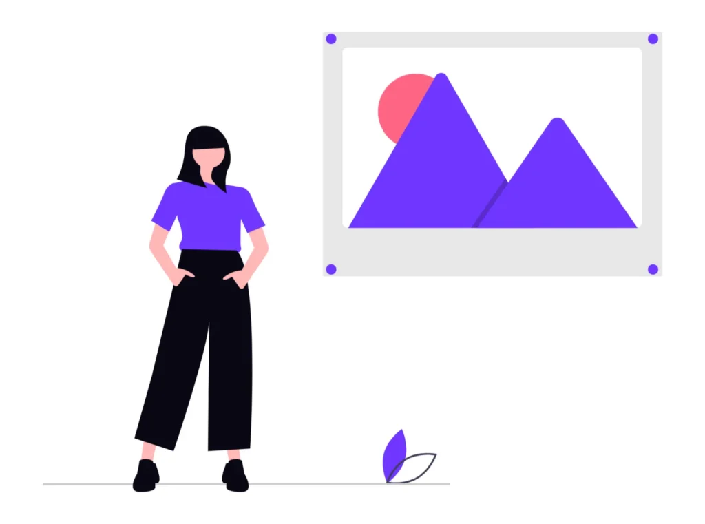 Illustration of using eye-catching visuals