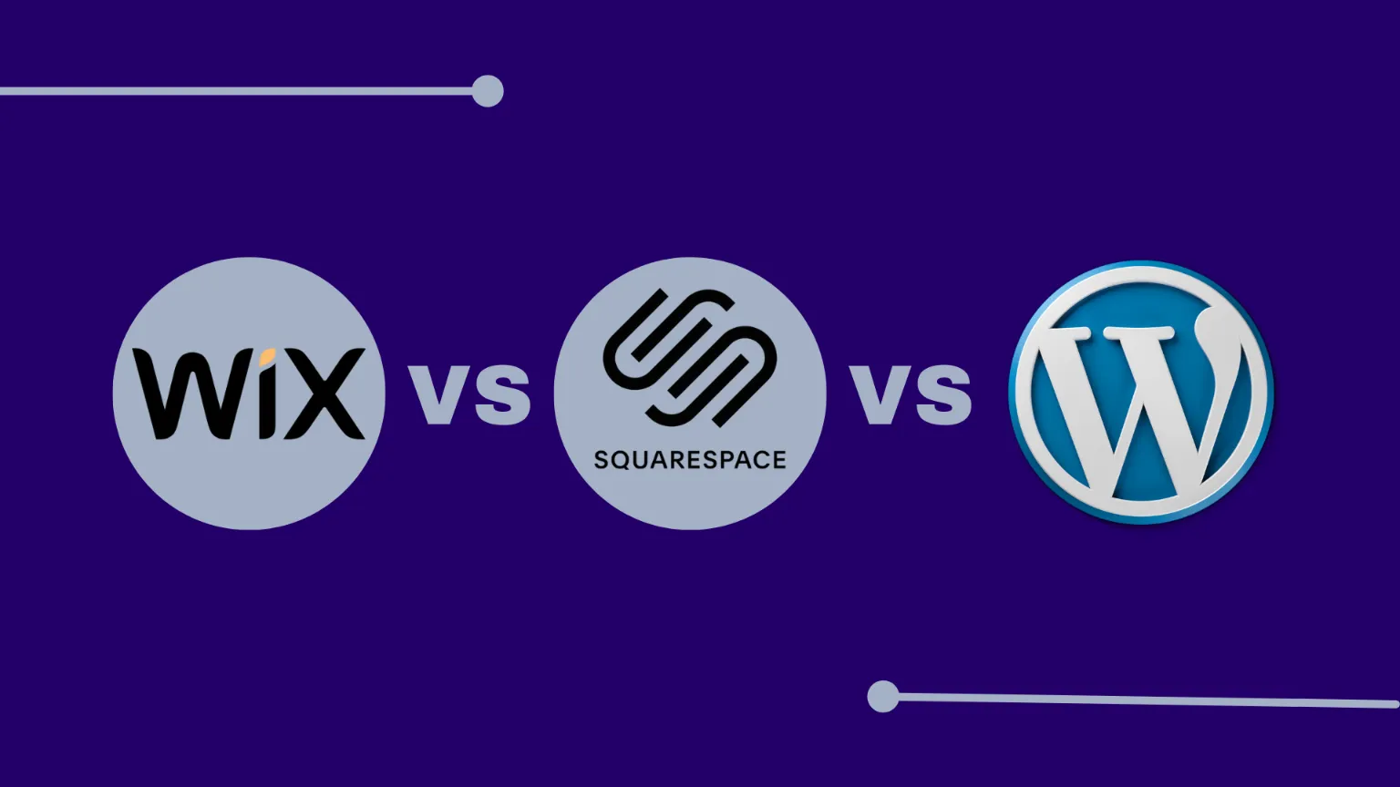 Wix vs Squarespace vs WordPress