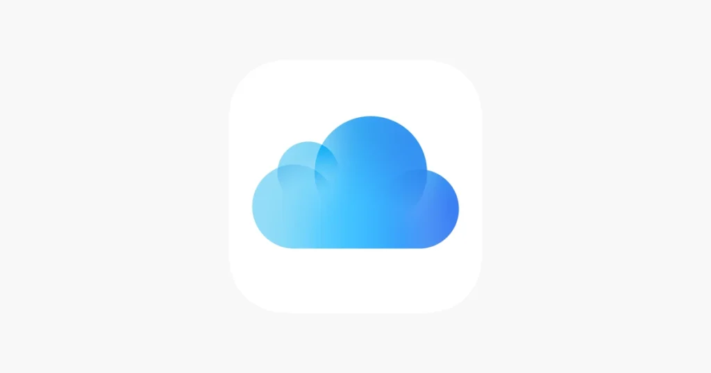 iCloud Logo Featured as a Leading Cloud Storage Option.