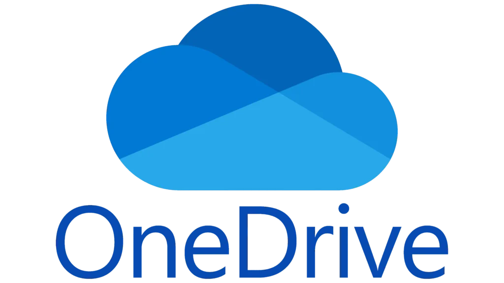 Microsoft OneDrive Logo Featured as a Leading Cloud Storage Option.